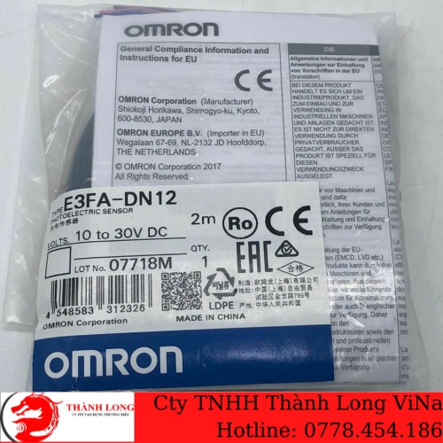 CẢM BIẾN QUANG OMRON E3FA-DN12