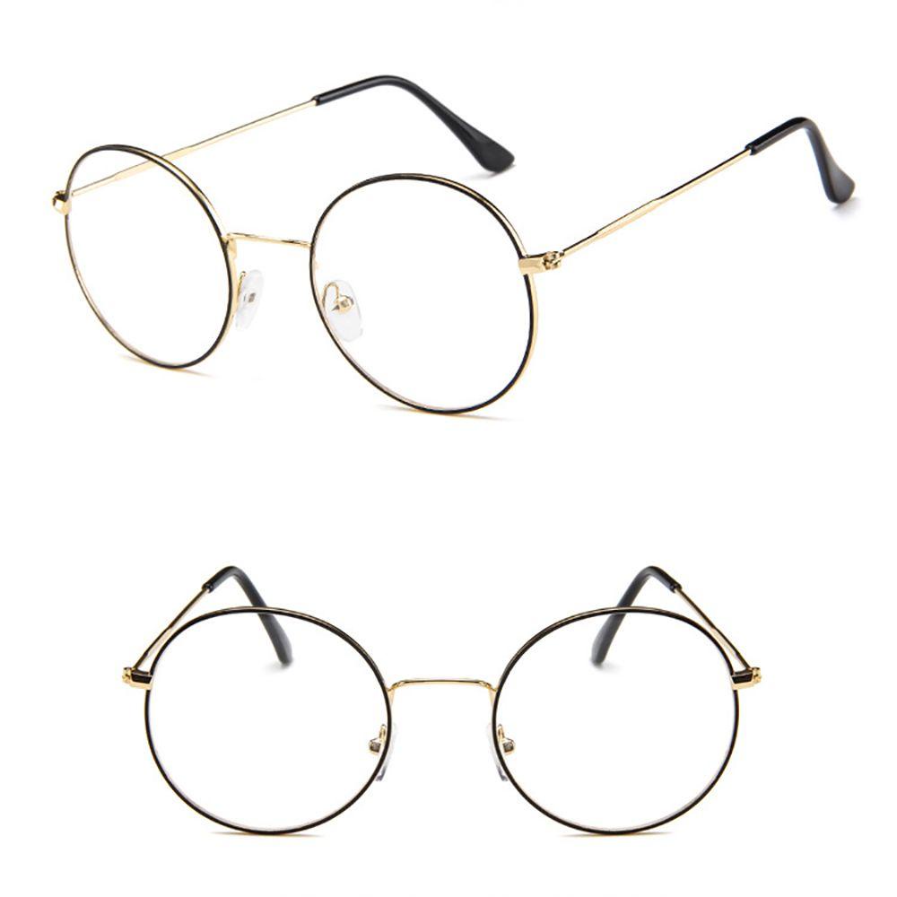 Mắt Kính Gọng Tròn Trong Suốt Chống Bức Xạ Chống Bức Xạ Thời Trang Cho Nam Và Nữ