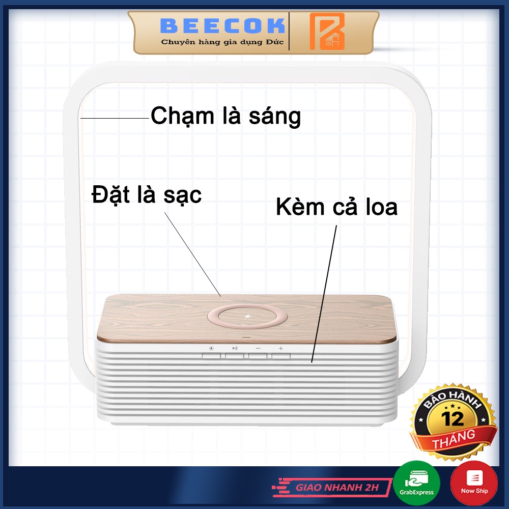 Đèn bàn chống cận Wilit A15B tích hợp sạc không dây, loa Bluetooth
