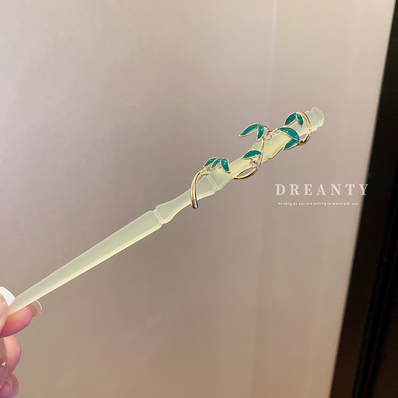 Kẹp Tóc Bằng Tre Phong Cách Trung Hoa Cổ Điển Hợp Thời Trang