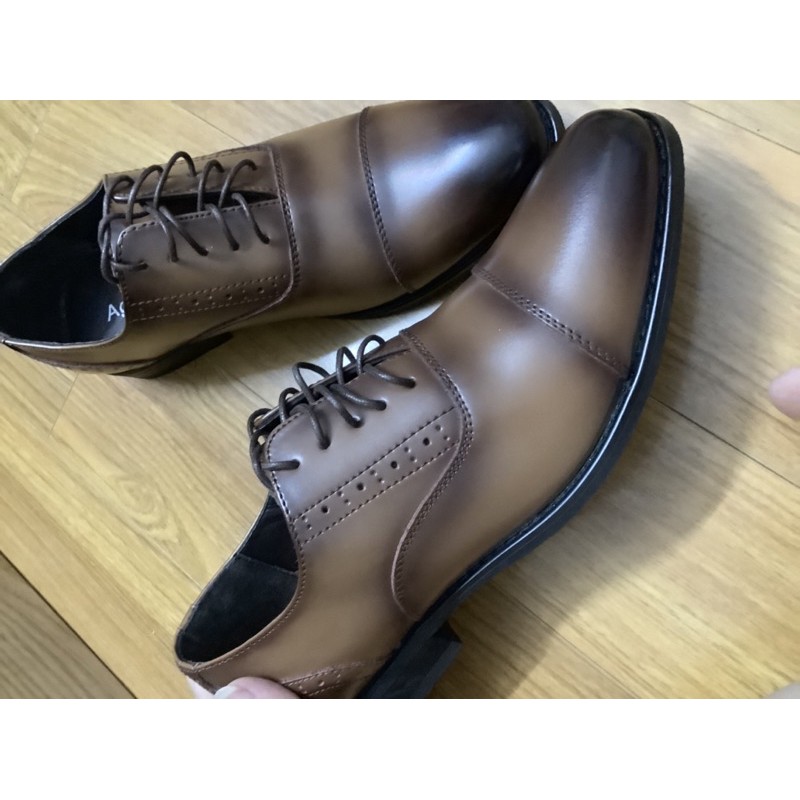 [Sẵn Hàng]♥️Giày Da Nam Nâu Tây(ảnh thật)Size 40-41