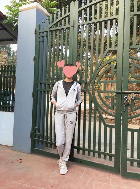 XẢ KHO- Bộ nỉ nữ thể thao kéo khoá có mũ hàng cao cấp | BigBuy360 - bigbuy360.vn