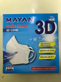 Khẩu trang MAYAN COVID hộp 10 chiếc
