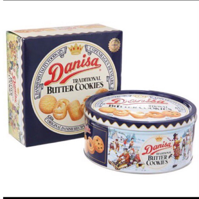 ( GIAO KÈM TÚI CỦA HÃNG) Bánh Quy Bơ Danisa Butter hộp 454g