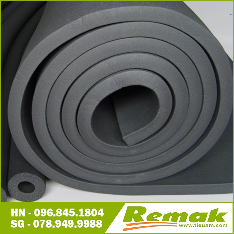 Cao su bảo ôn dày 20mm nitrile rubber Cao su cách âm bảo ôn giữ nhiệt lạnh