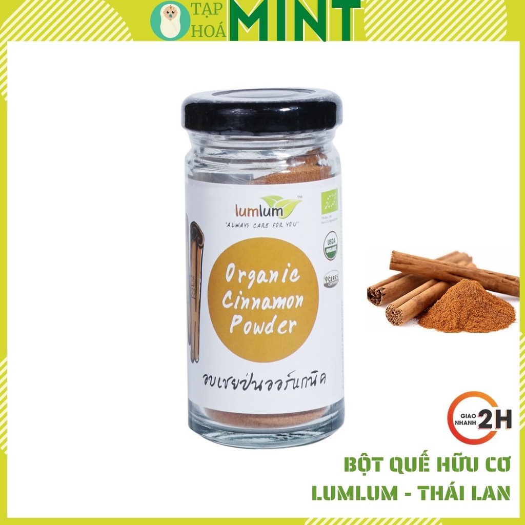 Bột gia vị hữu cơ lumlum Thái, gia vị thảo mộc nấu ăn cho bé - Mint ăn dặm