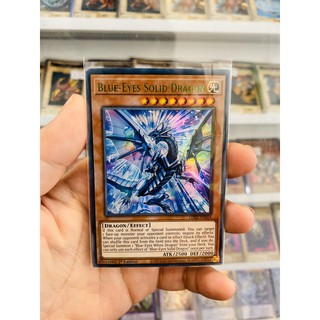 Thẻ Bài YugiOh! Mã LDS2-EN014 - Blue-Eyes Solid Dragon - Ultra Rare (Green) - 1st Edition