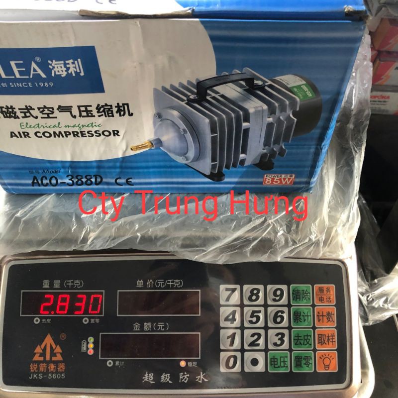 Máy sục sủi thổi khí oxy Hailea 220V-85w + 8 quả sủi + 16m dây.