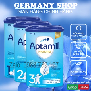 Sữa aptamil pronutra đức 800g số 1-2-3