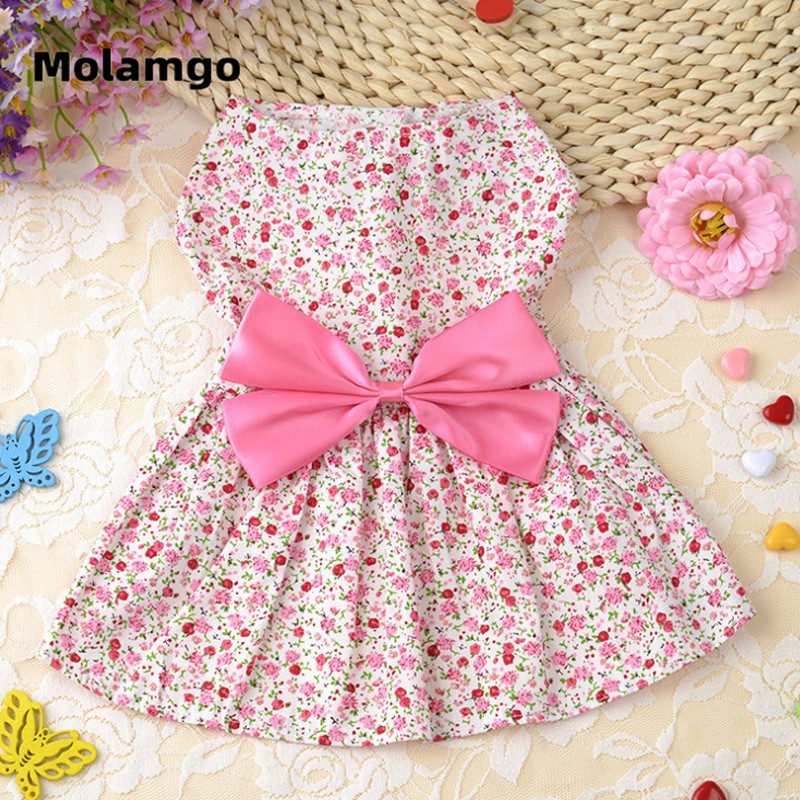 Đầm Hán phục ngày tết dễ thương cho chó poodle/mèo cưng