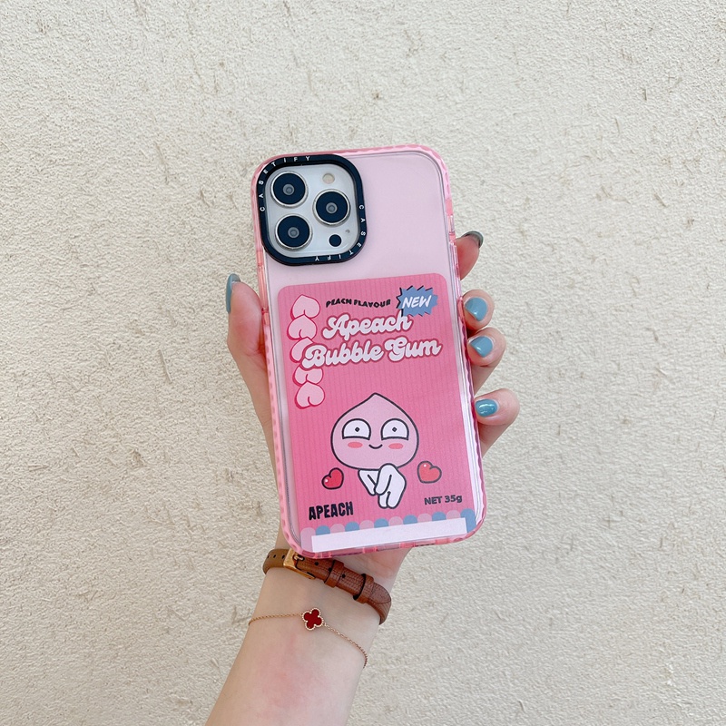 Ốp điện thoại  dẻo họa tiết Kakao Friends Ryan Apeach thích hợp CASETIFY Cho iPhone 7 8 Plus X XS XR 11 12 13 Pro Max
