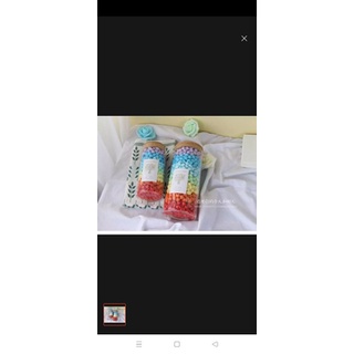 Lọ thuỷ tinh nắp bần và sao xếp sẵn