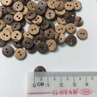 Cúc, nút gỗ dừa nhiều cỡ