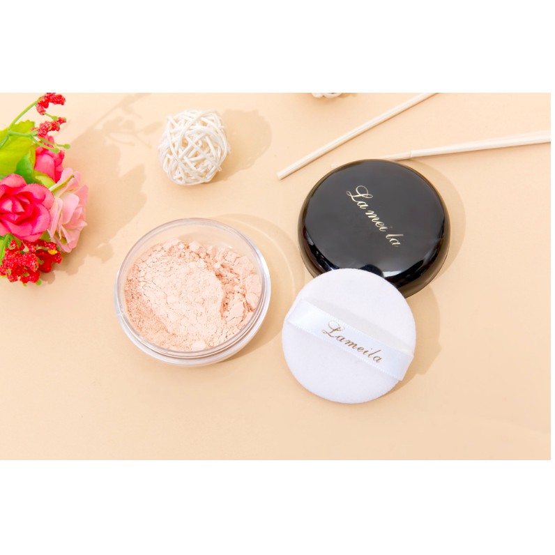 Phấn phủ dạng bột khoáng kiềm dầu LAMEILA 24h Cover All Translucent Loose Power dạng bột khoáng | BigBuy360 - bigbuy360.vn