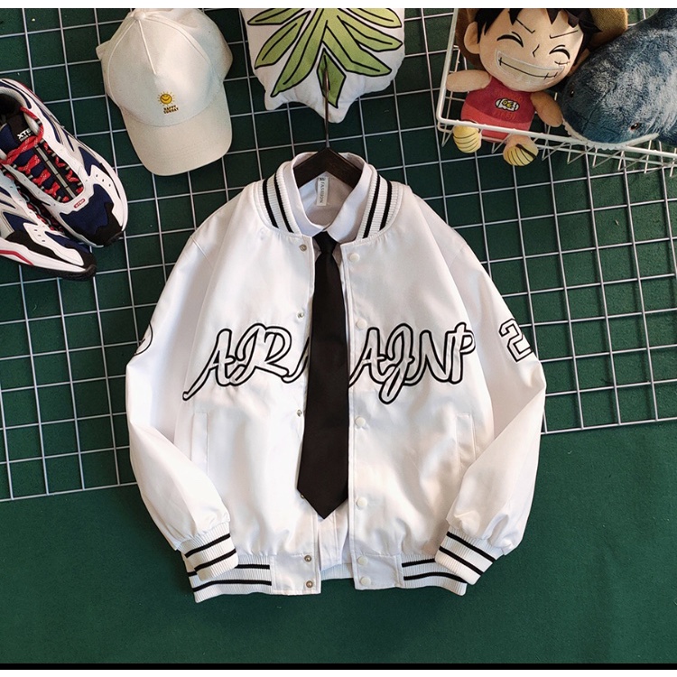 Áo Bomber nữ ARAFAN 23, vải dù hai lớp phối nút bấm, phong cách streetwear cá tính WEDO