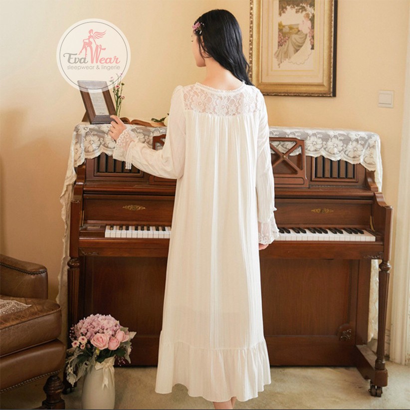 Váy ngủ tiểu thư  phong cách retro