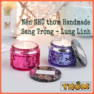 Nến thơm Romantic Times 270 gram, sáp dừa tự nhiên - 23 mùi hương thanh mát cao cấp - 100% Organic