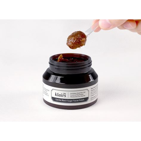 Tẩy Tế Bào Chết, Giúp Da Mềm Mịn Với Đường Đen Klairs Gentle Black Sugar Facial Polish 110g