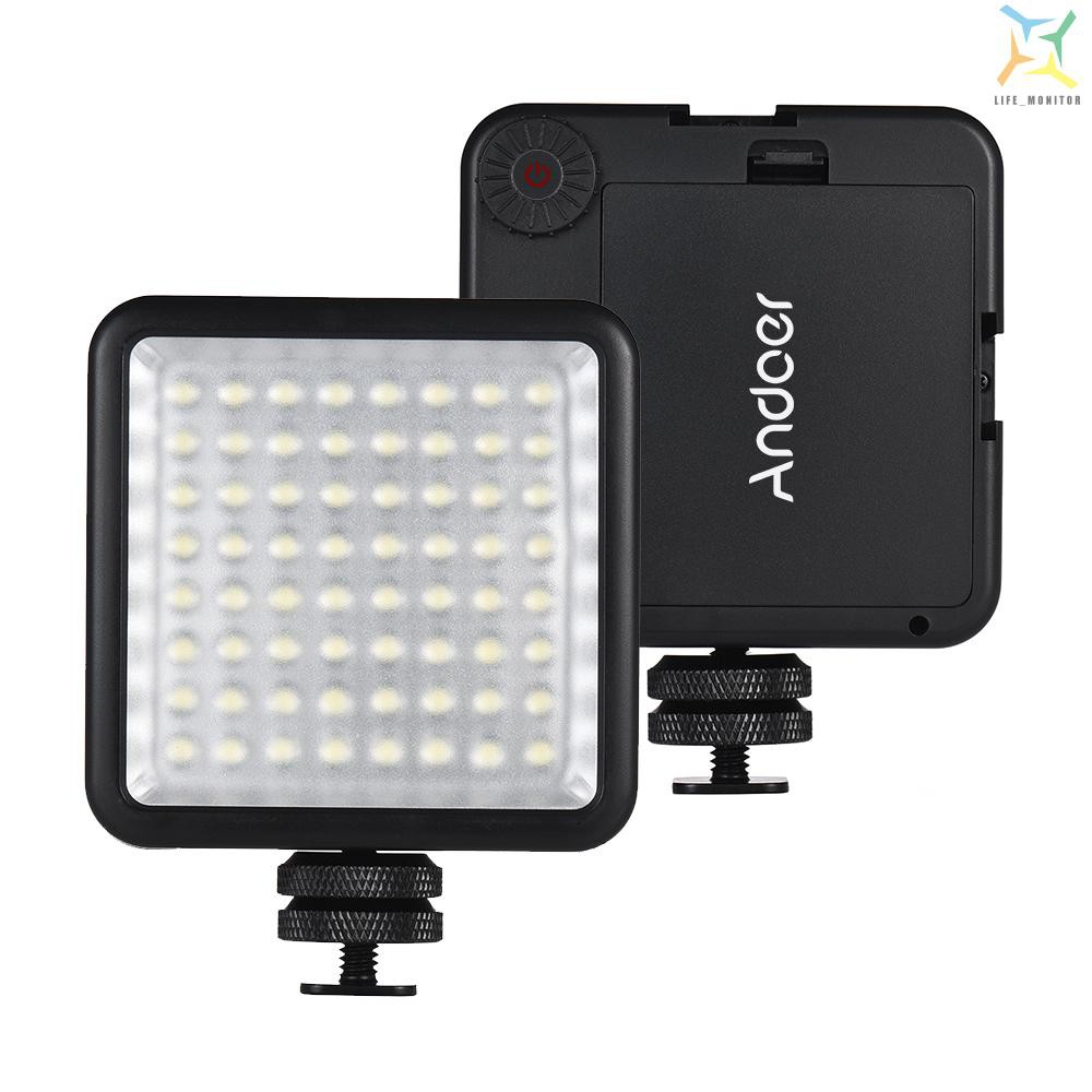 Đèn Led 64 Bóng Mini Có Thể Điều Chỉnh Cho Máy Ảnh Canon Nikon Sony A7 Panasonic Olympus Neewer Godox