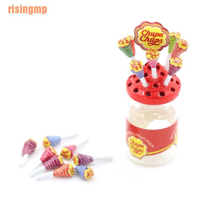 Mô Hình Kẹo Mút Mini Tỉ Lệ 1: 12 Dùng Trang Trí Nhà Búp Bê