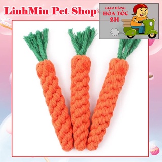 Đồ chơi chó mèo hình củ cà rốt