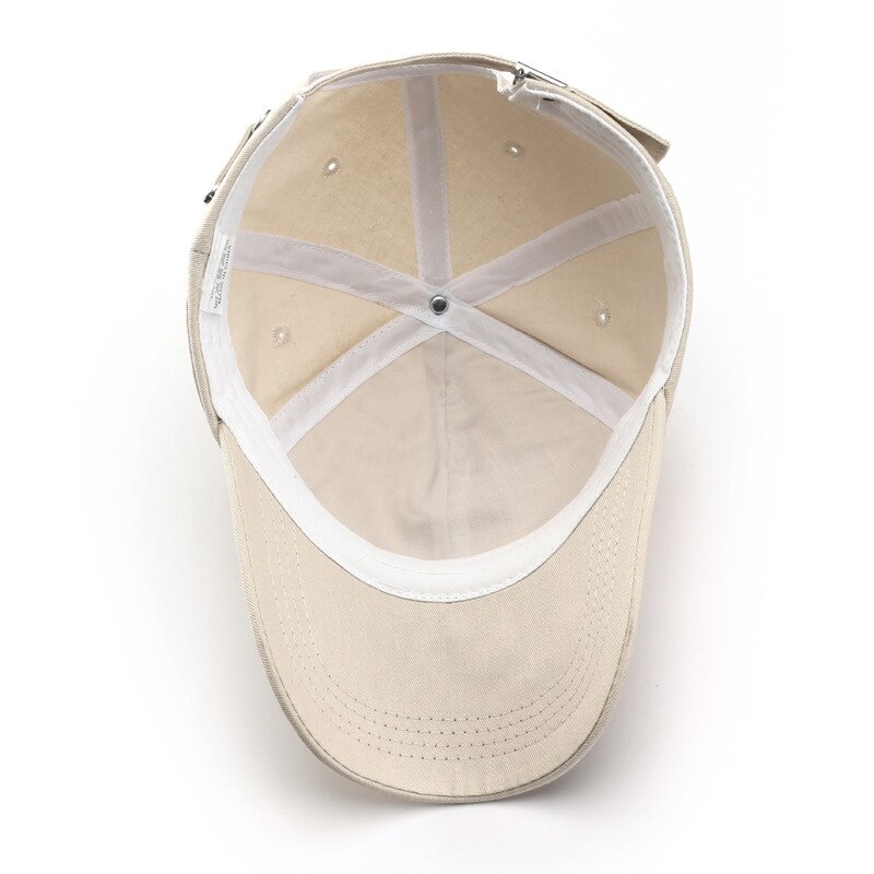 Mũ lưỡi trai thêu chữ thời trang unisex đơn giản