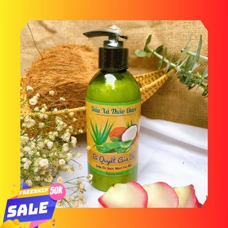 Dầu Xả Tóc Tinh Chất Nha Đam và Dầu Dừa Suôn Muợt Tự Nhiên - medaushop