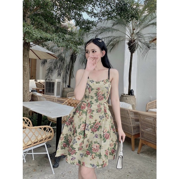 SET BỐ HOA KÈM ÁO size S/M - Pinkger Clothing