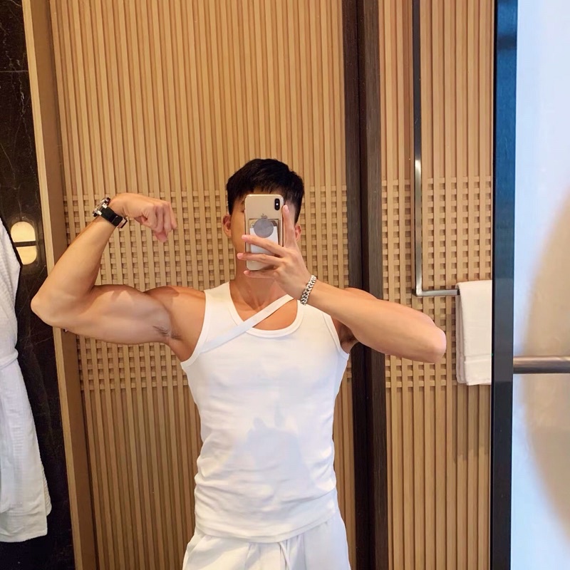 Ba lỗ nam mix dây phong cách sexy cuốn hút
