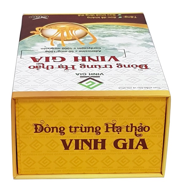 Viên nang Đông trùng hạ thảo Vinh Gia, hỗ trợ bổ phế, nâng cao sức đề kháng