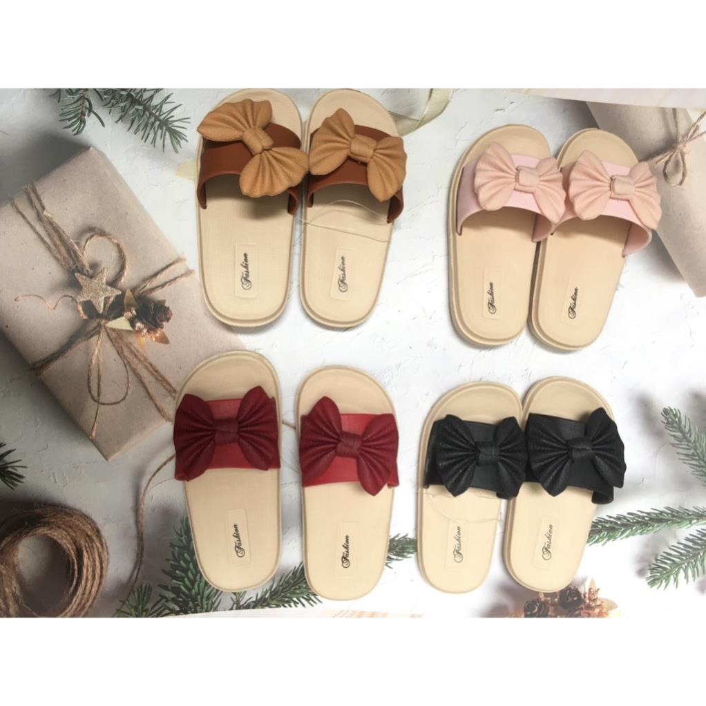 ⚡️[RẺ VÔ ĐỊCH] Dép đính nơ  trẻ em size 17-30, dép lê bé gái đáng yêu