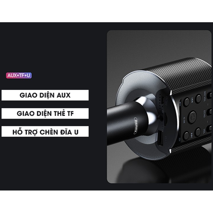 Micro karaoke bluetooth Remax K05 tích hợp giá đỡ điện thoại