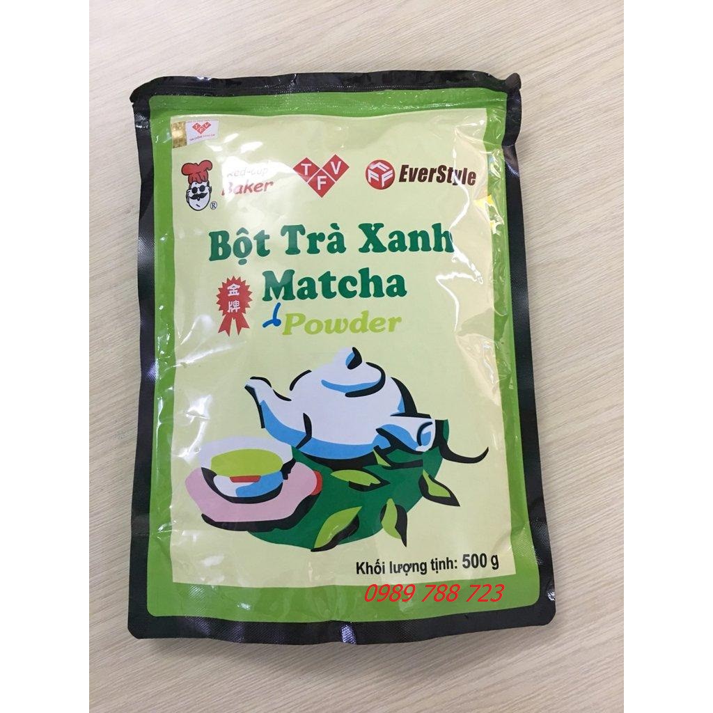 Bột matcha Đài Loan hương nhài Mũ đỏ gói 500g RED BAKER chính hãng gói 500G