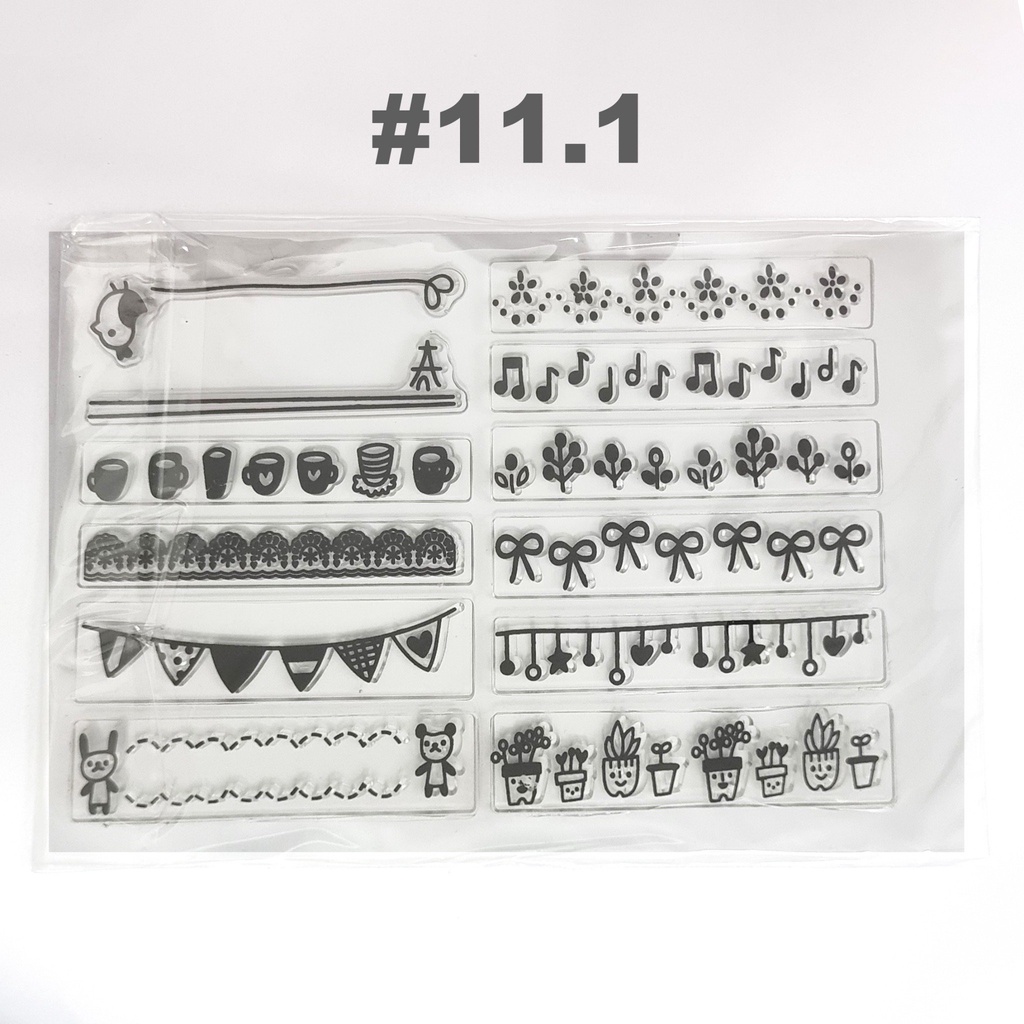 Stamp chủ đề Nhật trang trí sổ tay, scrapbook, planner,... [ 11 ]