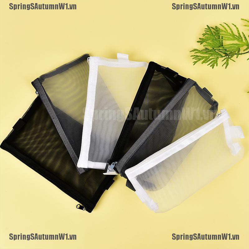 Bóp Viết Vải Lưới Trong Suốt Thiết Kế Đơn Giản