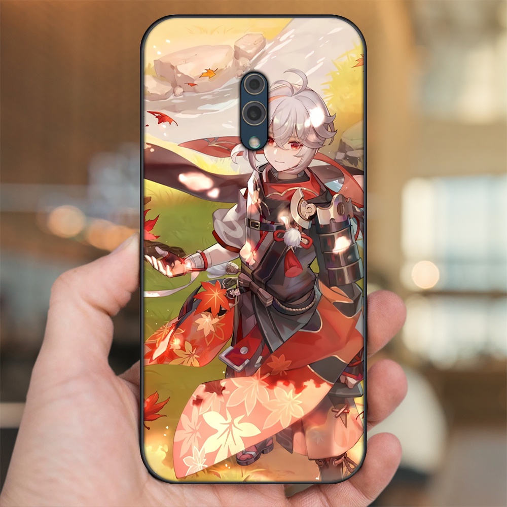 Ốp lưng Oppo K3 viền đen in hình Kazuha Genshin Impact