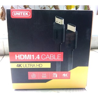 Cáp HDMI 1.4 15m Unitek YC 143 4K DÂY TRÒN (HÀNG CAO CẤP)
