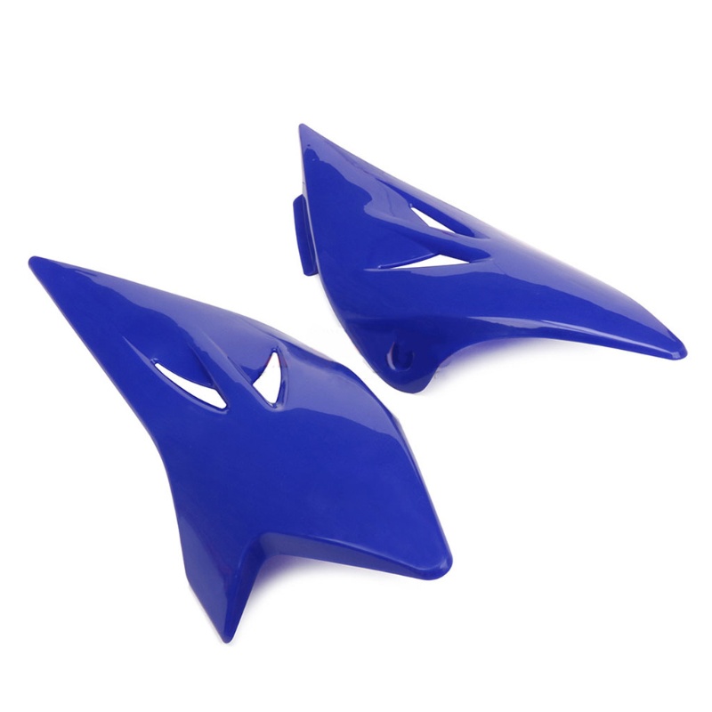 FENDER Set 6 Tấm Chắn Bùn Bằng Nhựa Màu Trắng Xanh Cho Xe Mô Tô