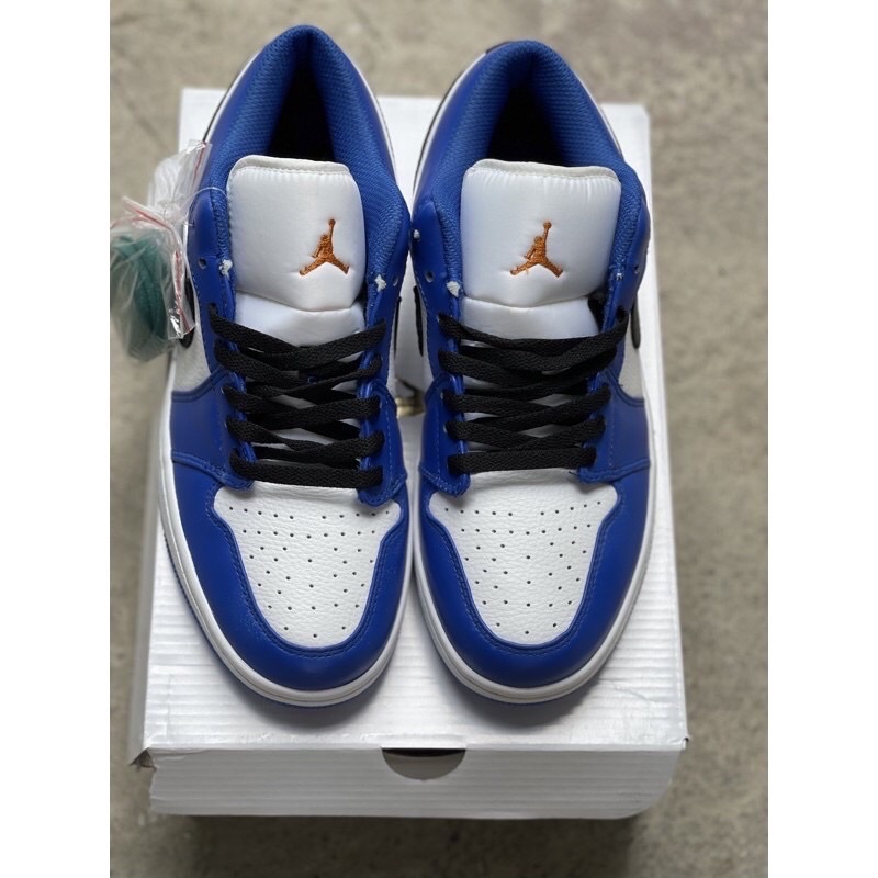 Giày thể thao sneaker jd1 cổ thấp nam nữ màu xanh đen hình ảnh thật đầy đủ hộp phụ kiện