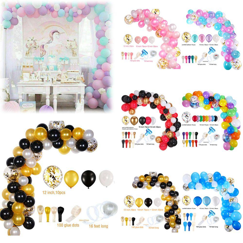 YNATURAL 113pcs Balloon Arch Kit Home Decor Wedding Baby Shower Garland Set