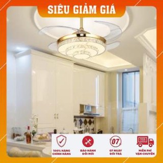 Quạt trần đèn - quạt đèn trang trí dấu cánh - quạt đèn trang trí