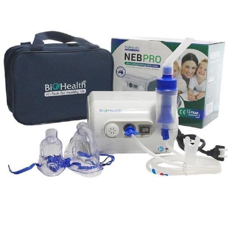 HCM - Máy xông khí dung mũi họng NEBPRO của thương hiệu BioHealth