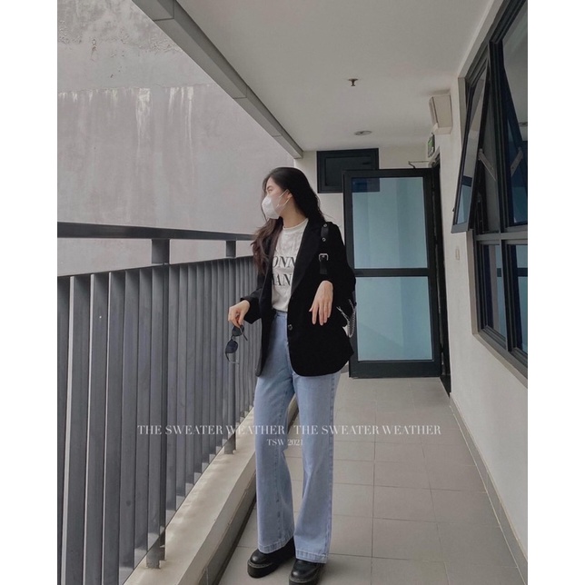 Aoa khoác Blazer phong cách Hàn Quốc_Áo blazer Nữ có túi 2 lớp from xiêu xinh,dễ mặc,chất dày dặn(ảnh thật)