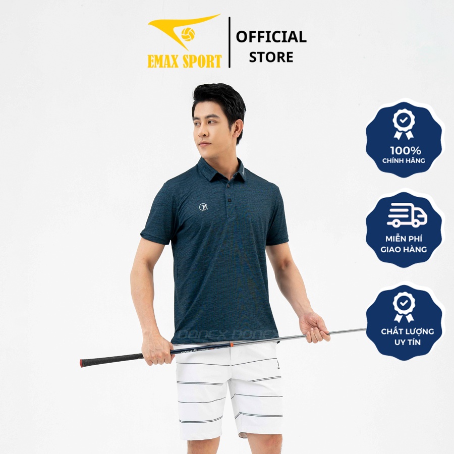 Áo Golf Thể Thao Nam Cổ Polo Donexpro Thiết Kế Sang Trọng, Vải Thun Xược Cao Cấp MC - 9080