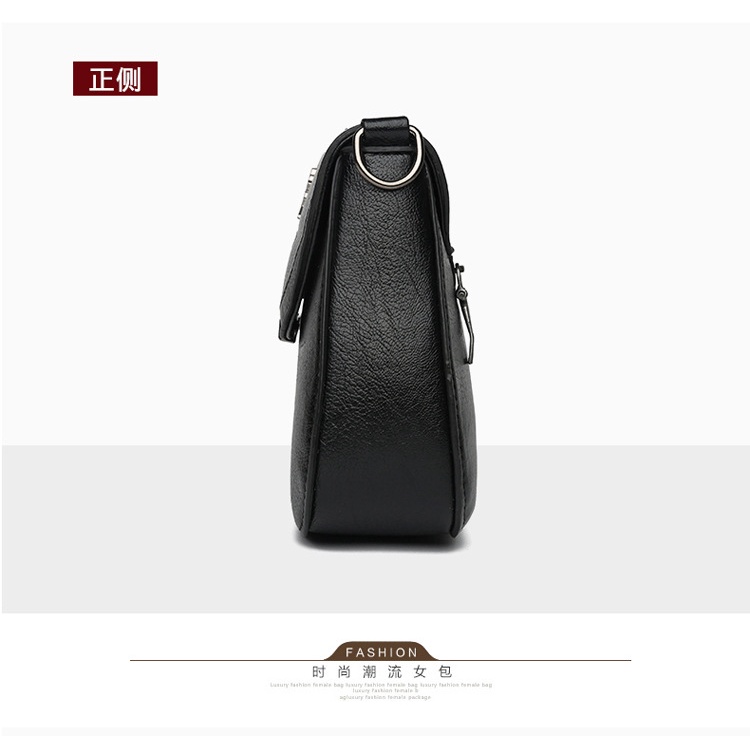 Túi xách nữ đeo chéo, Túi đeo vai da mềm nhiều ngăn thời trang giá rẻ Hana JP99