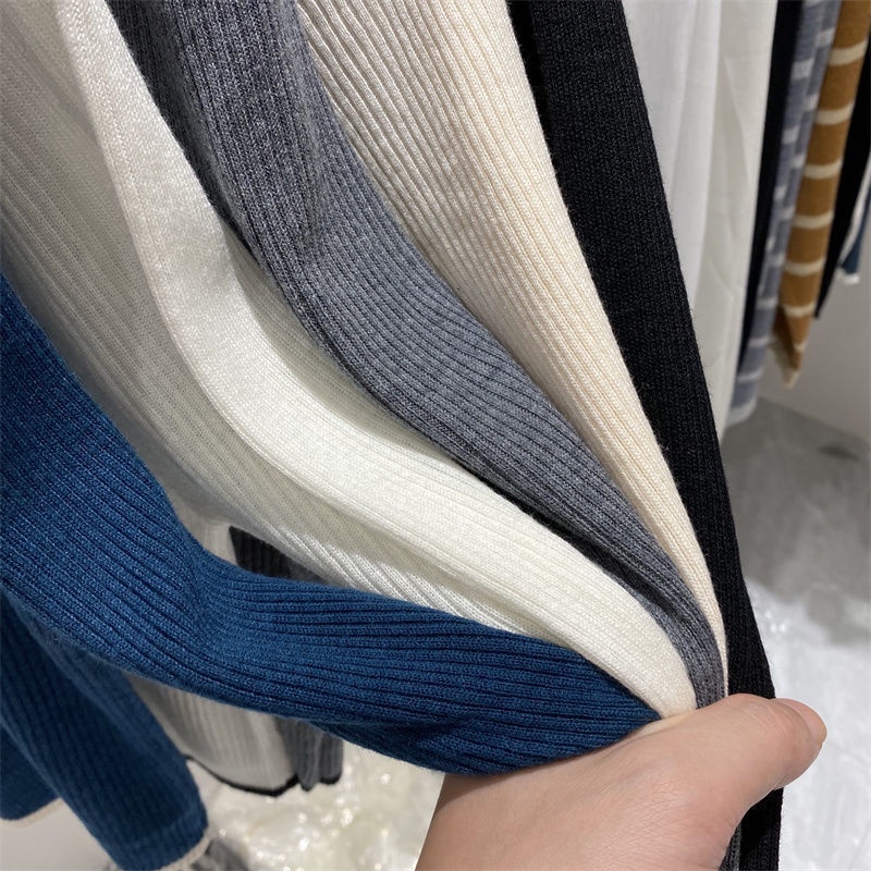 Áo Khoác Cardigan Dệt Kim Tay Dài Mềm Mại Có Khoá Kéo Thời Trang Mùa Thu Cho Nữ