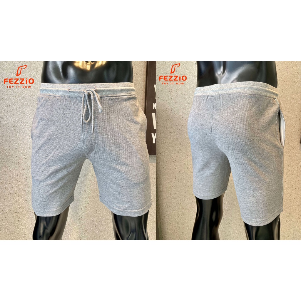 Quần short thể thao nam ,  quần mặc nhà nam, quần đùi thun nam có túi  cotton  , quần tập gym nam Fezzio chính hãng