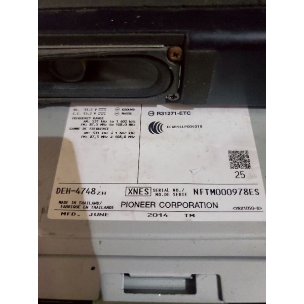 Đầu Pioneer Cd aux Bluetooth Usb giành cho ô tô