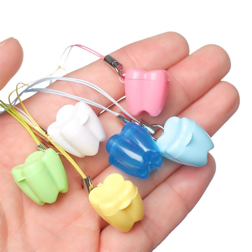 Bộ 10 Hộp Đựng Răng Em Bé Nhiều Màu Mới