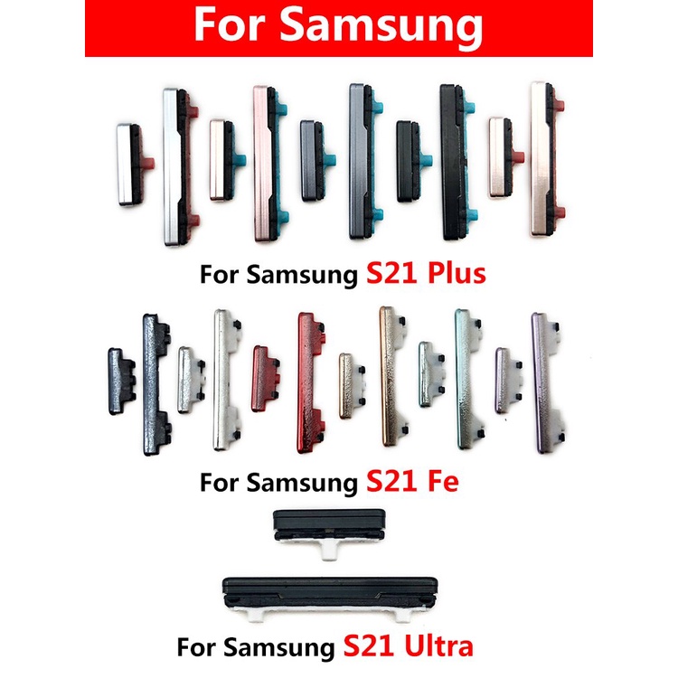Set nút nguồn và nút âm lượng bên thay thế dành cho điện thoại Samsung S21 Plus/ S20 FE/ S20 Ultra